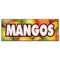 Signmission MANGOS BANNER SIGN tropical fruit stand farm produce farmers market juice B-Mangos - alternate 1